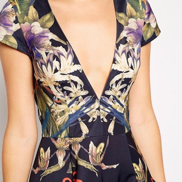 Stylestalker Blue Me Away Print Skater Dress - Picture 6 of 8